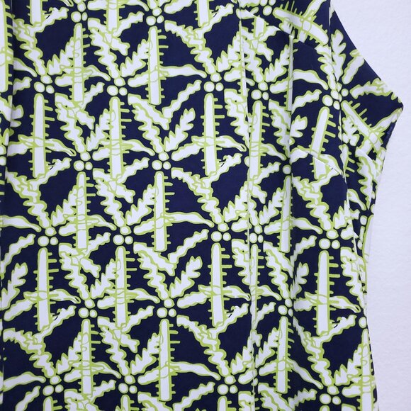 Lulu-B Women's Sleeveless Floral Cut Out UPF50+ Travel Swing Tennis Dress Medium - Picture 5 of 14